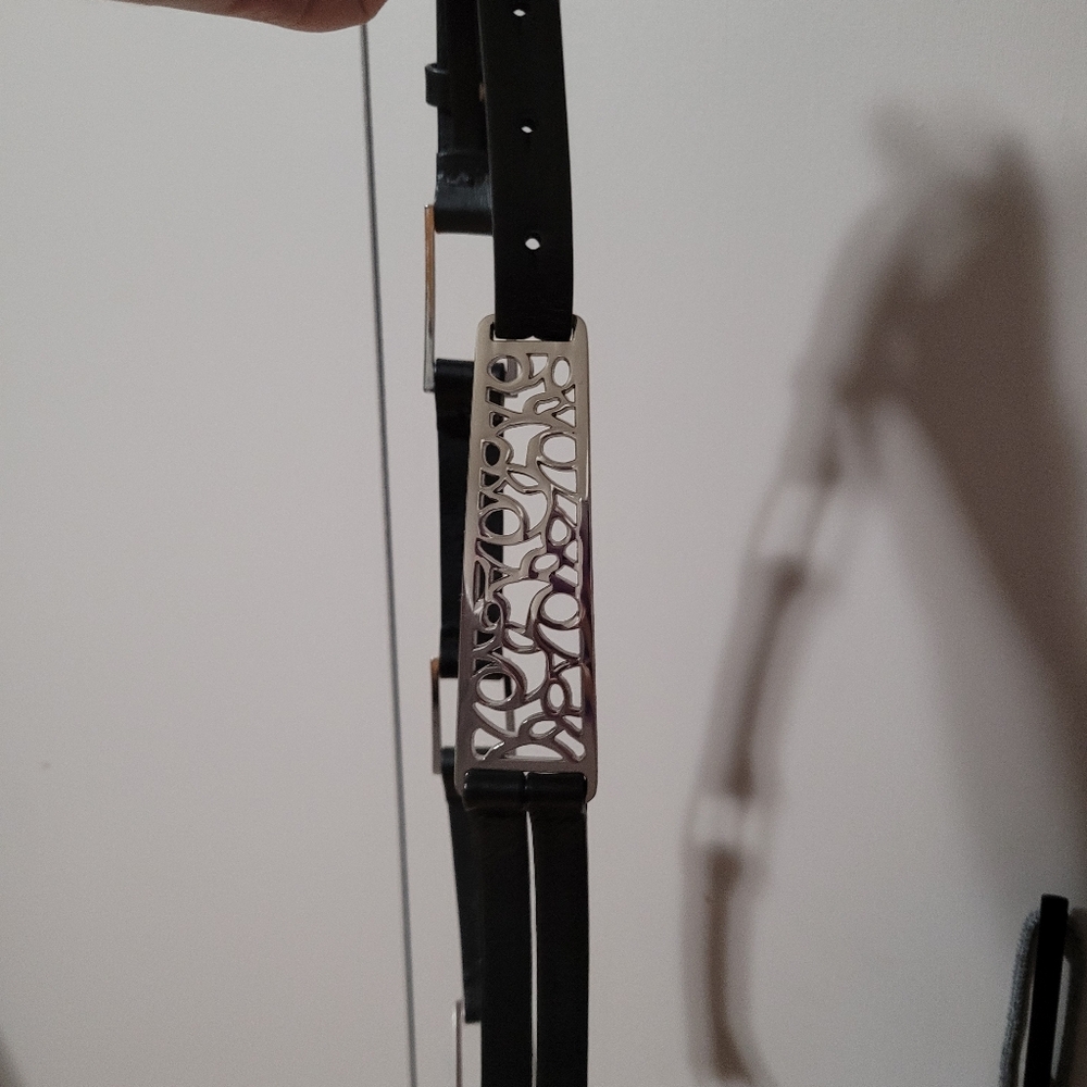 Leather & Silver belt